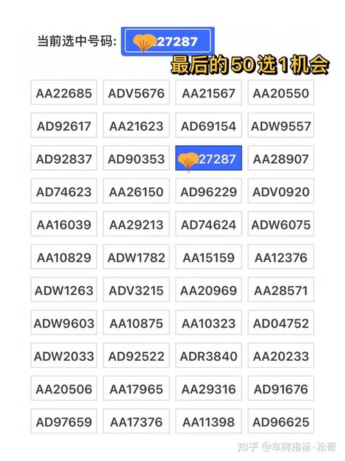衢州网上自编车牌号码技巧，选车号怎样能选到好号-第3张图片-车牌靓号代选